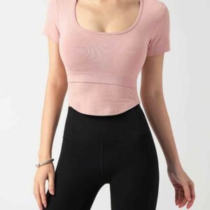 กางเกงโยคะขาตรงมีกระเป๋า RUXI