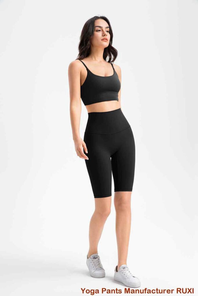 กางเกงวิ่งสแปนเด็กซ์มีกระเป๋า