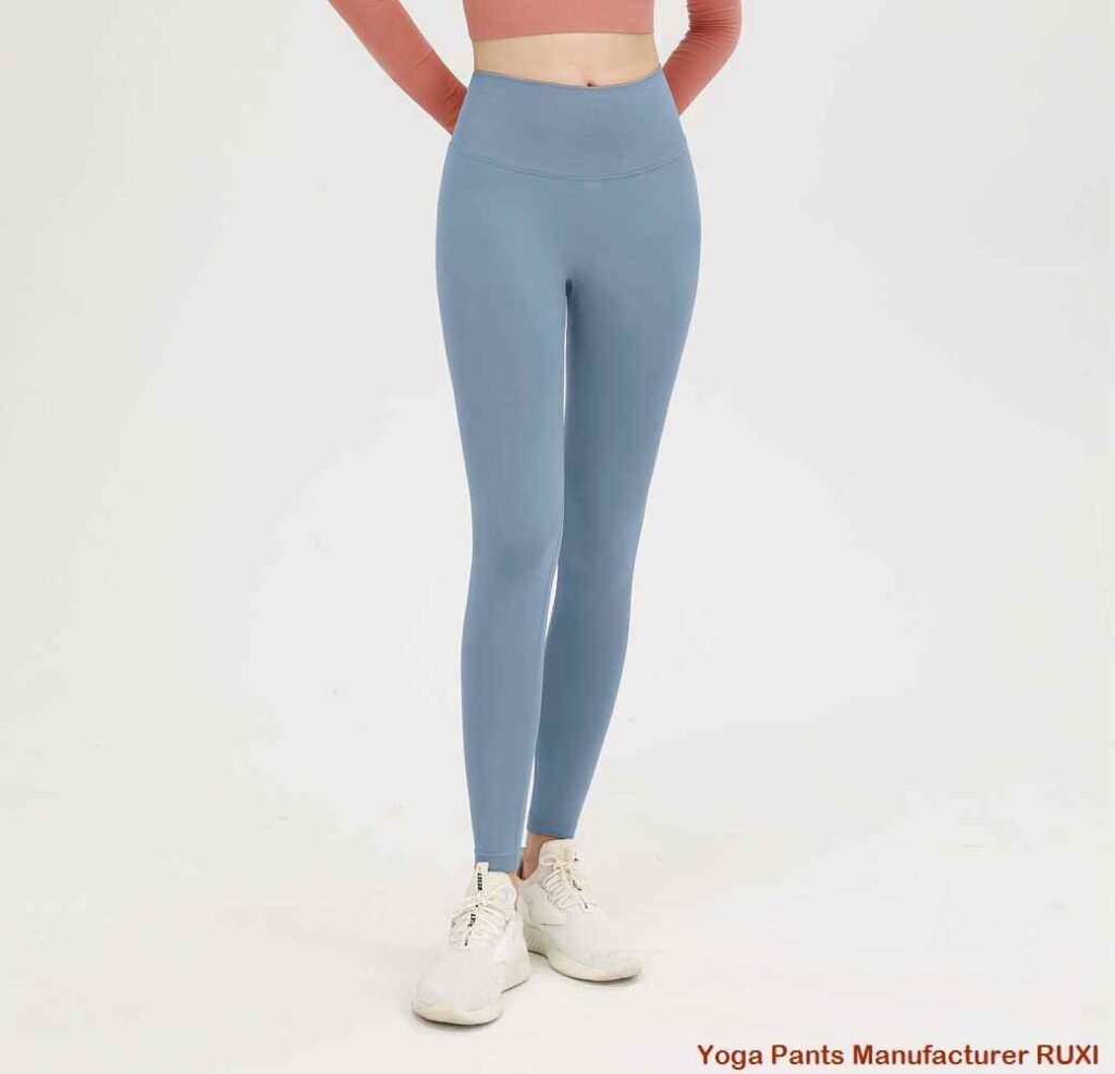 กางเกงโยคะขาบานสีขาว RUXI tg125