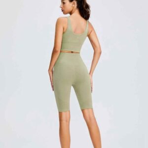 กางเกงออกกำลังกายสีน้ำตาล RUXI