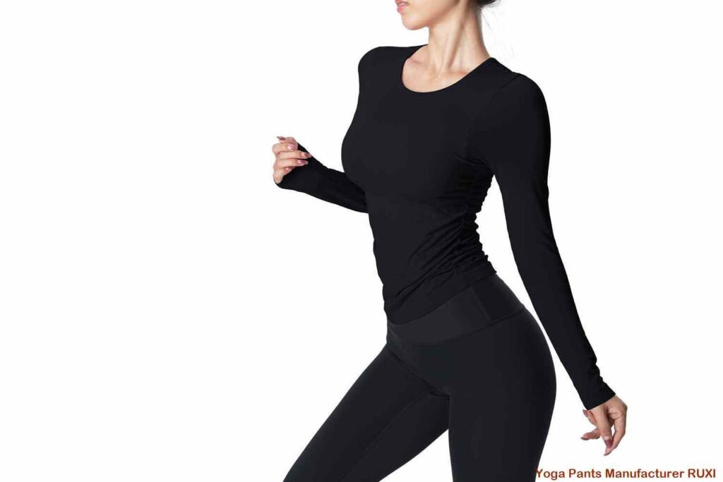 เสื้อโยคะมีแขน RUXI tg566