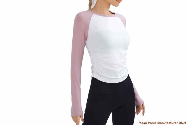 กางเกงขาสั้นยิมสีแดง RUXI tg1721