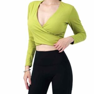 เสื้อโยคะสีแดง RUXI tg846