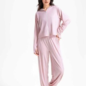 กางเกงโยคะสีฟ้าเทอร์ควอยซ์ RUXI